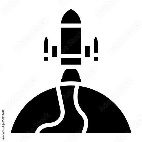 Rocket Earth Icon