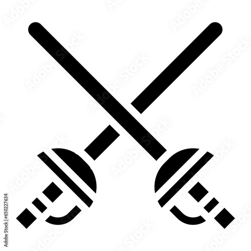 Fencing Sports Icon