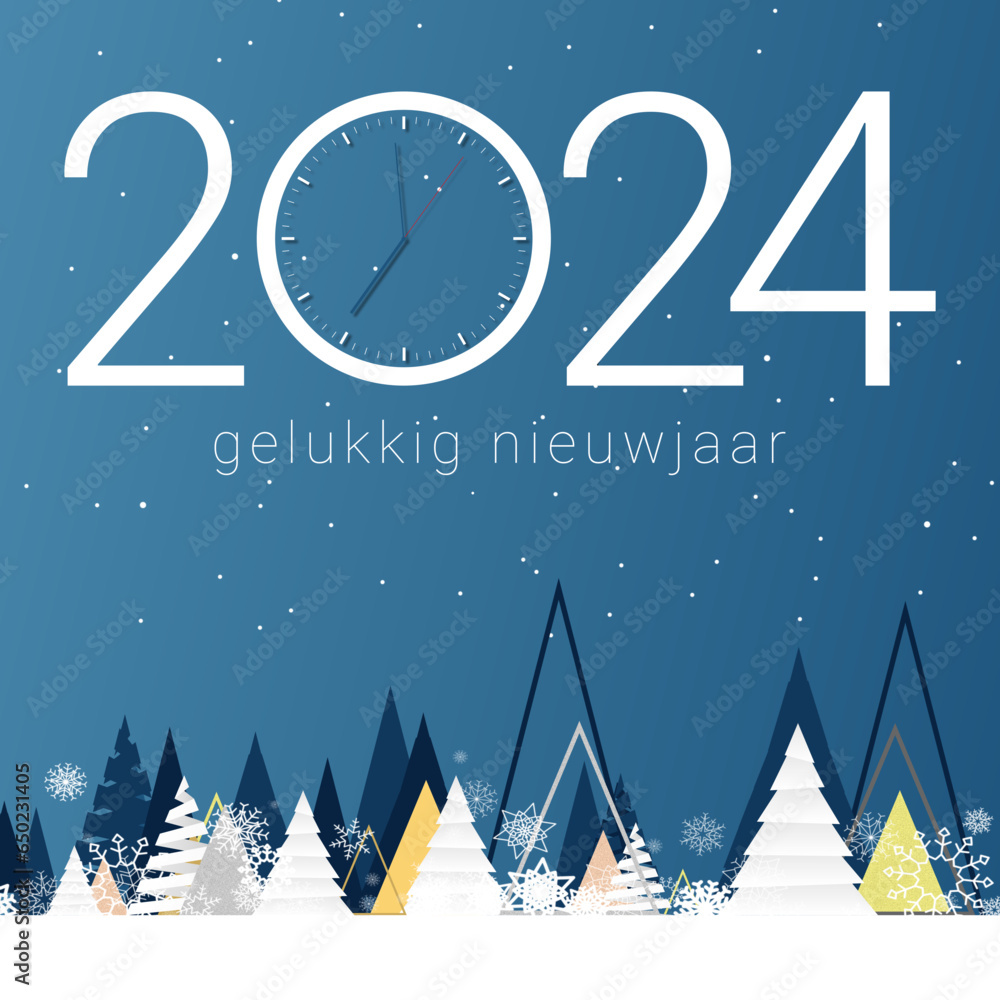 2024 - gelukkig nieuwjaar 2024