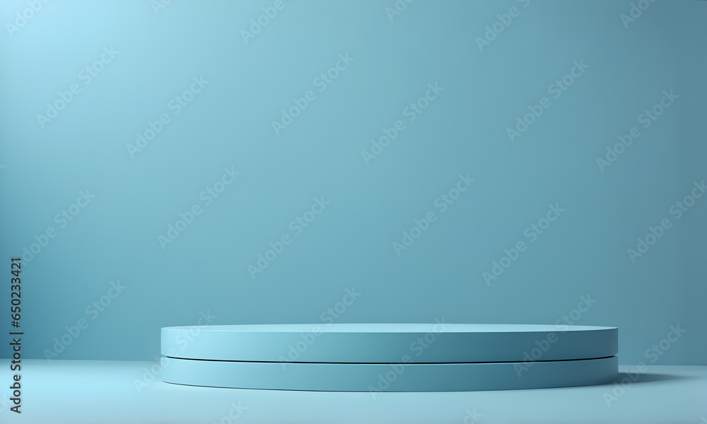 A light backdrop with podium for product presentations A light backdrop with podium for product presentations