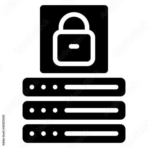 Database Lock Icon