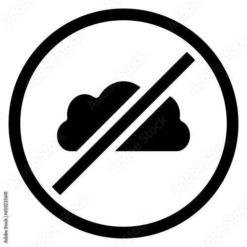 Cloud Inaccessible Icon