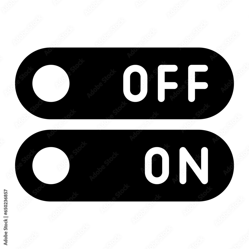 On Off Switch Icon On Off Switch Icon