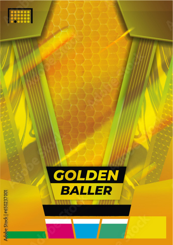 GOLDEN BALLER Panini Premier League editable sticker
