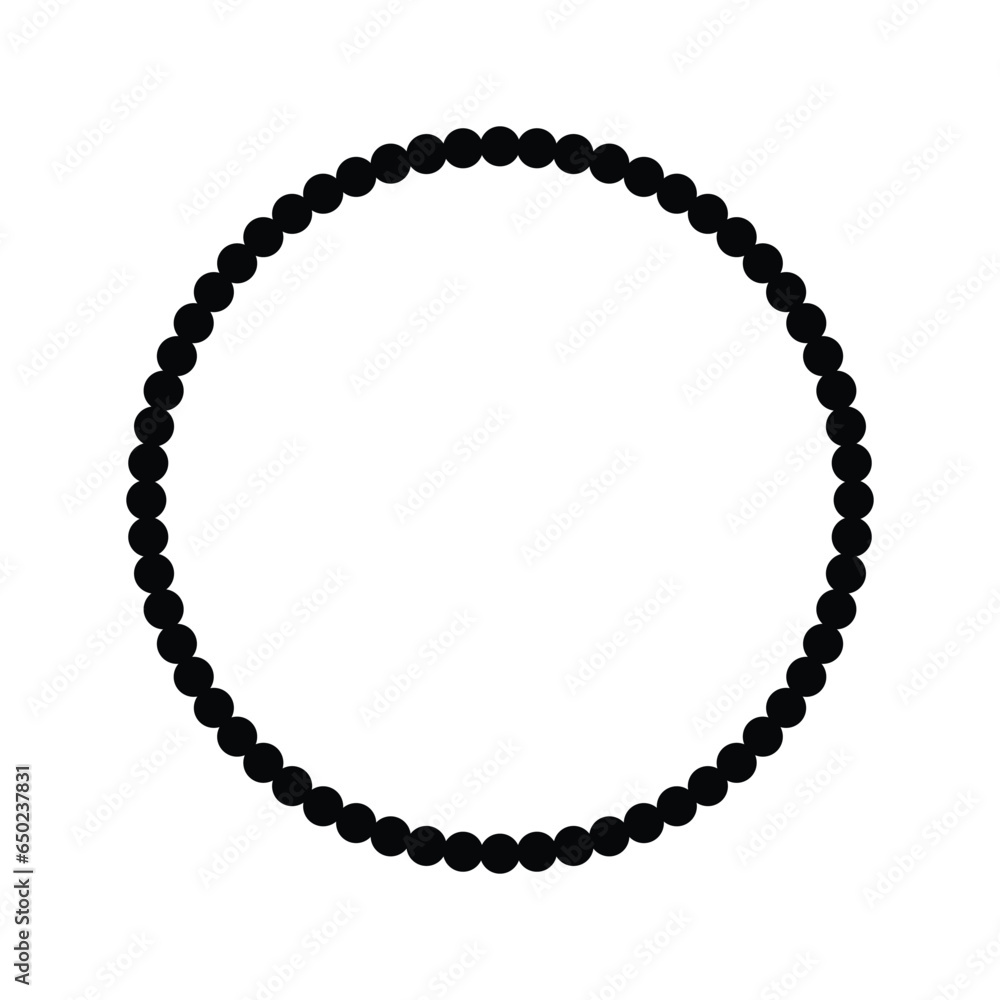 Abstract circle consisting of many dots set. Halftone circle frame background set. Round border Icon using halftone random circle. Grunge circular stain. Vector illustration. Abstract circle consisting of many dots set. Halftone circle frame background set. Round border Icon using halftone random circle. Grunge circular stain. Vector illustration.