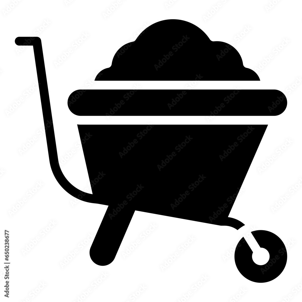 Wheelbarrow Icon Wheelbarrow Icon