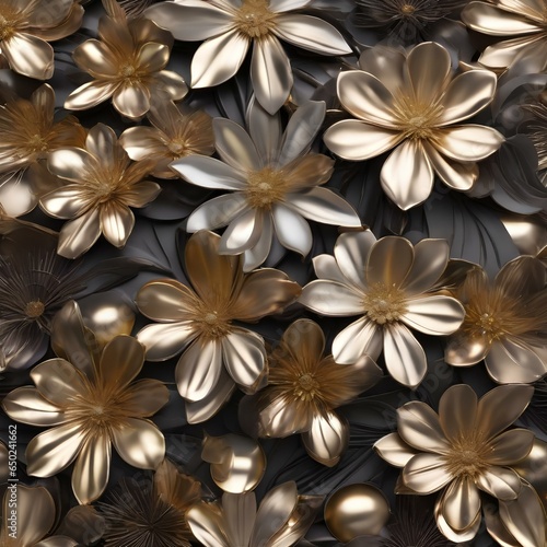 A garden of metallic flowers with petals that emit soothing  healing vibrations when touched2