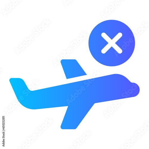 cancel gradient icon