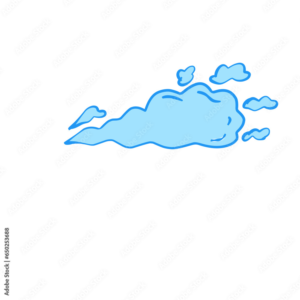 Doodle smoke from car Doodle smoke from car