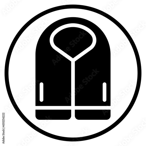 life vest glyph icon