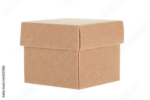 Brown cardboard box