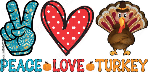 Thanksgiving Sublimation Design, Thanksgiving Day T-Shirt Design With Colorful Vector.