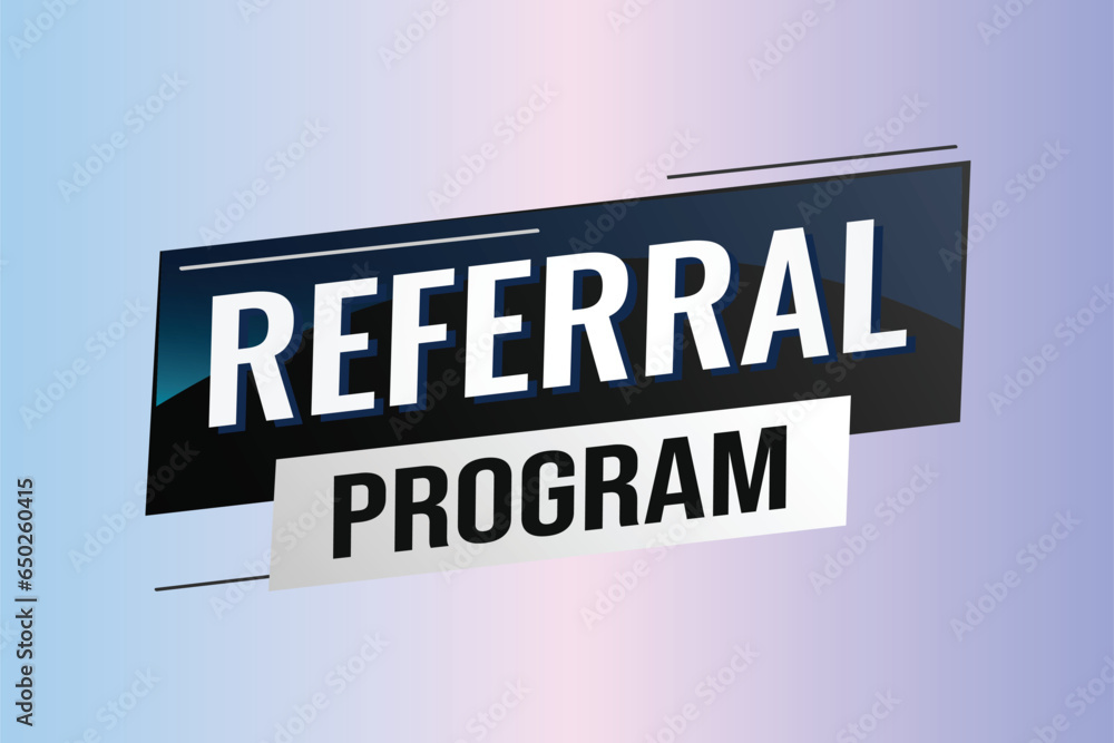 referral program word concept vector illustration with lines modern futuristic 3d style for landing page template ui web mobile app poster banner flyer background gift card coupon label wallpaper referral program word concept vector illustration with lines modern futuristic 3d style for landing page template ui web mobile app poster banner flyer background gift card coupon label wallpaper