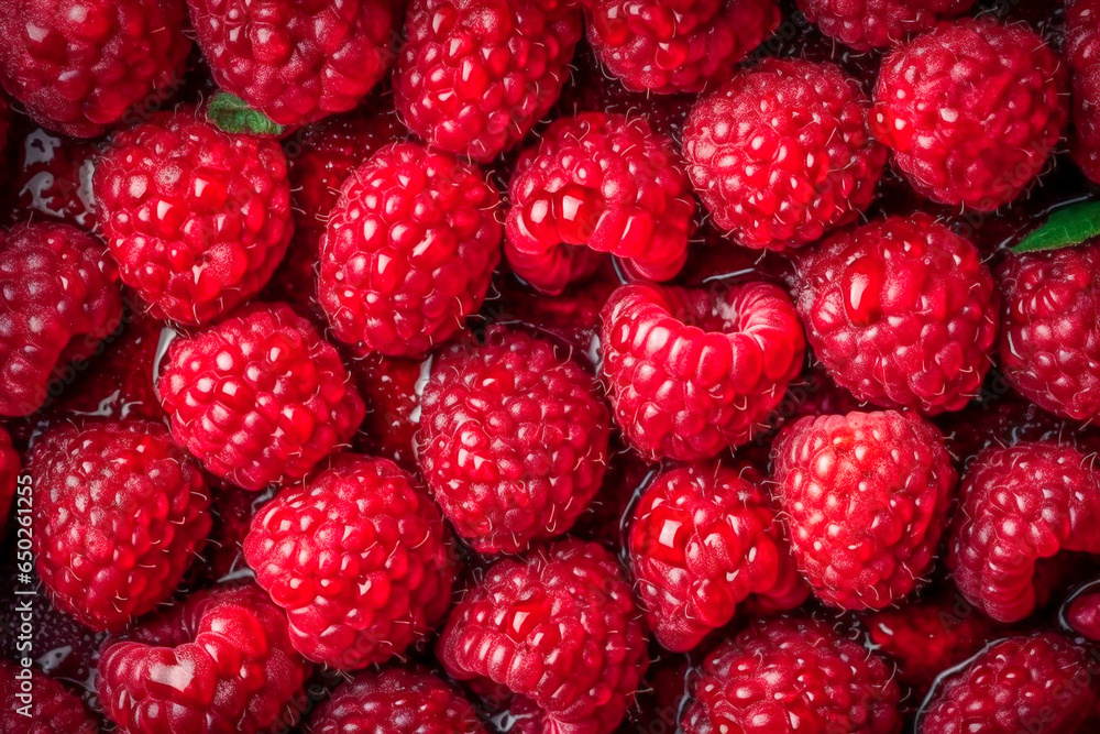 Fresh raspberry background Fresh raspberry background