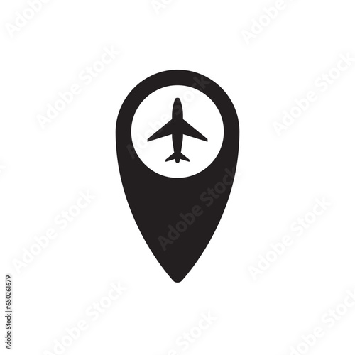 Air route Icon - Location Icon