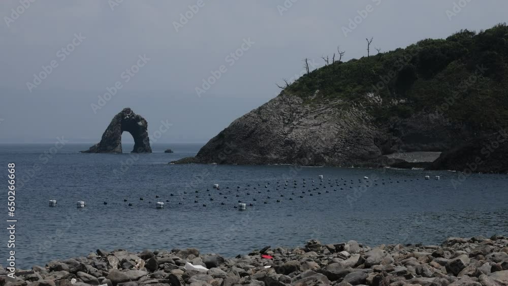 Hanagurise Rock, Ainoshima Island, Shingu, Japan