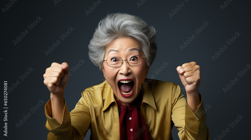 person screaming in studio person screaming in studio