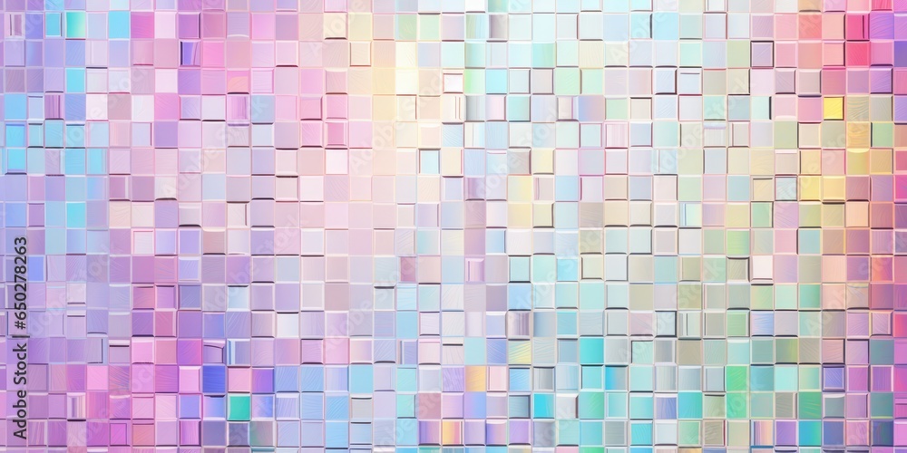 Pantone Color of the Year, Digital Lavender, is featured in this seamless pixel art checker pattern backdrop texture. Background in a modern, stylish lilac purple that may be tiled and copy space.