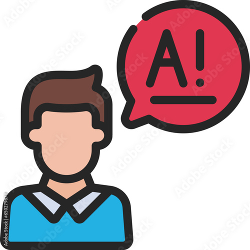 Man Giving Answer Icon