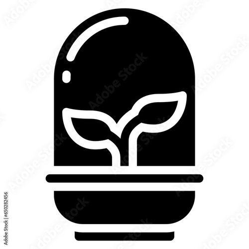 Incubation Chamber Leaves Icon