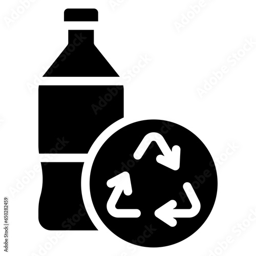 Recycled Plastic Bottle Icon