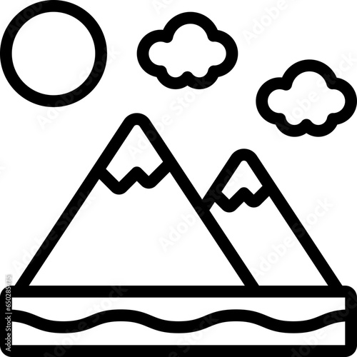 Mountain Range Icon