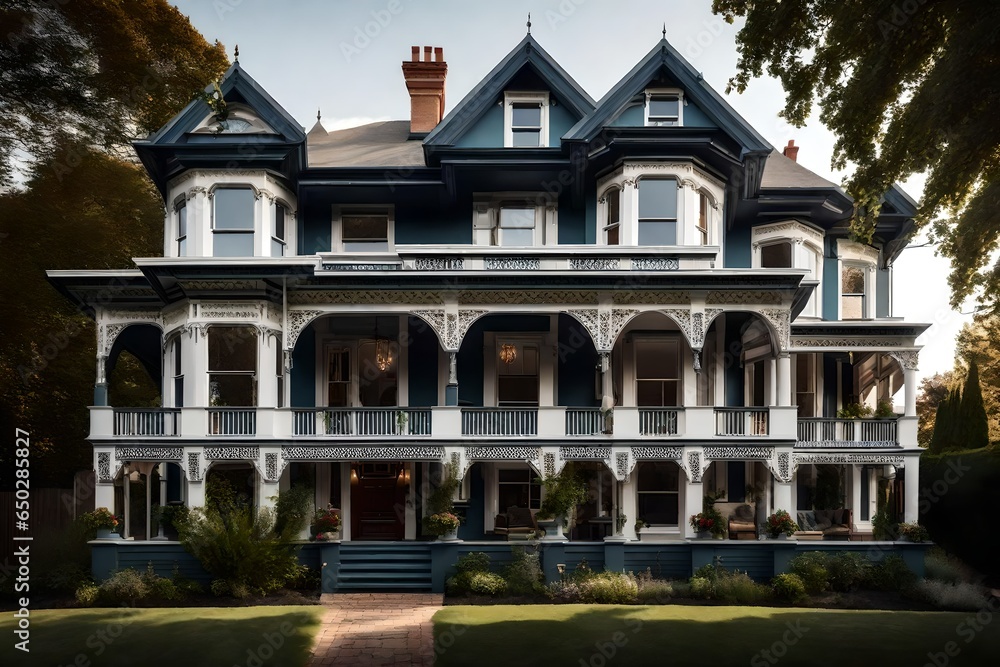  a classic Victorian home with a modern twist, preserving its historic charm while adding contemporary elements. 