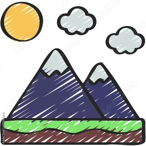 Mountain Range Icon