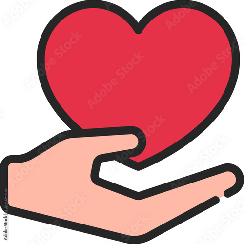 Give Love Heart Icon