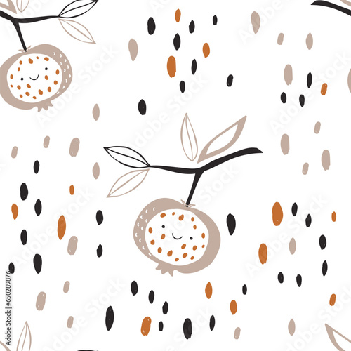 garnet seamless pattern
