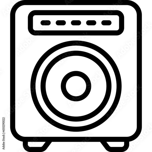 Subwoofer Speaker Icon