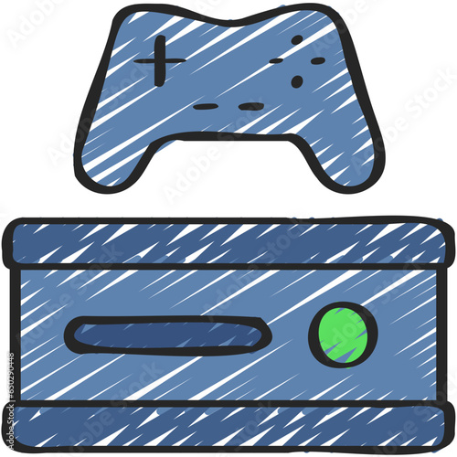 Games Console And Controller Icon