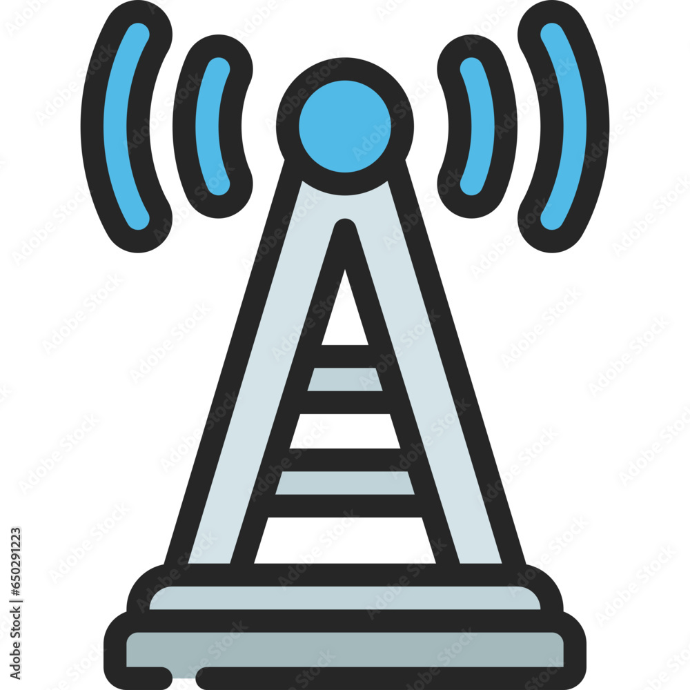 Radio Tower Signal Icon