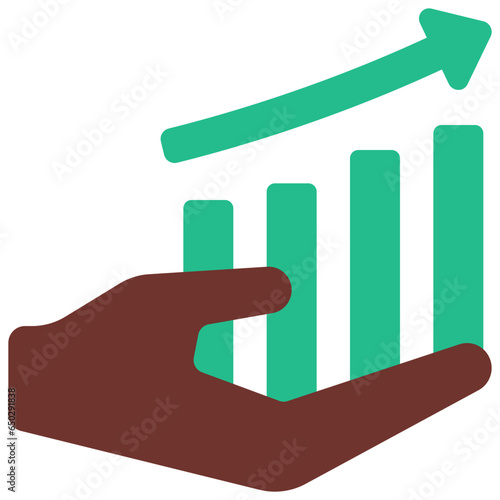 Give Profit Chart Icon