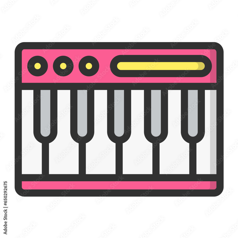Piano Vector Icon Design Illustration Piano Vector Icon Design Illustration