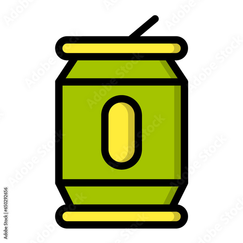 Tin Vector Icon Design Illustration