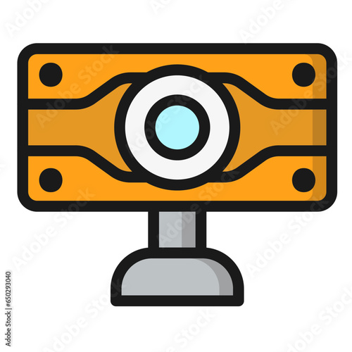 Webcam Vector Icon Design Illustration