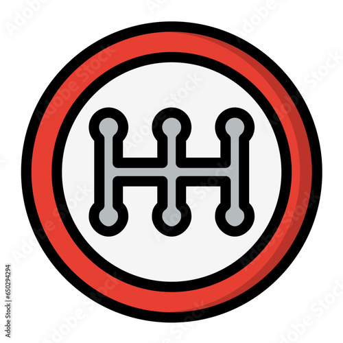 Gear transmission Vector Icon Design Illustration