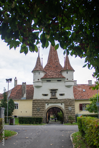 Catherine gate, german gate, in Schei of Brasov, Romania