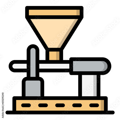 Coffee Mill Vector Icon Design Illustration