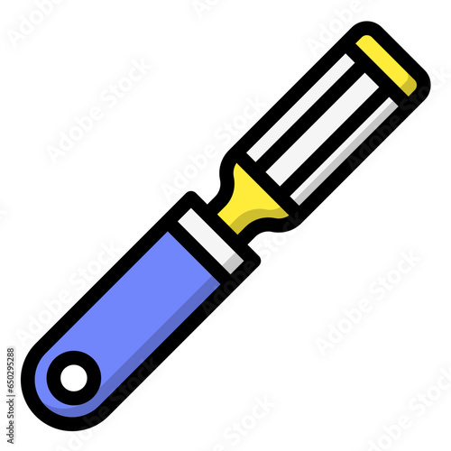 Chisel Vector Icon Design Illustration