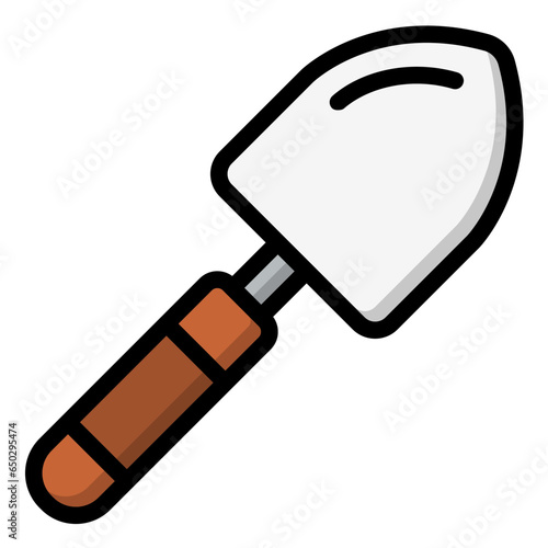 Trowel Vector Icon Design Illustration