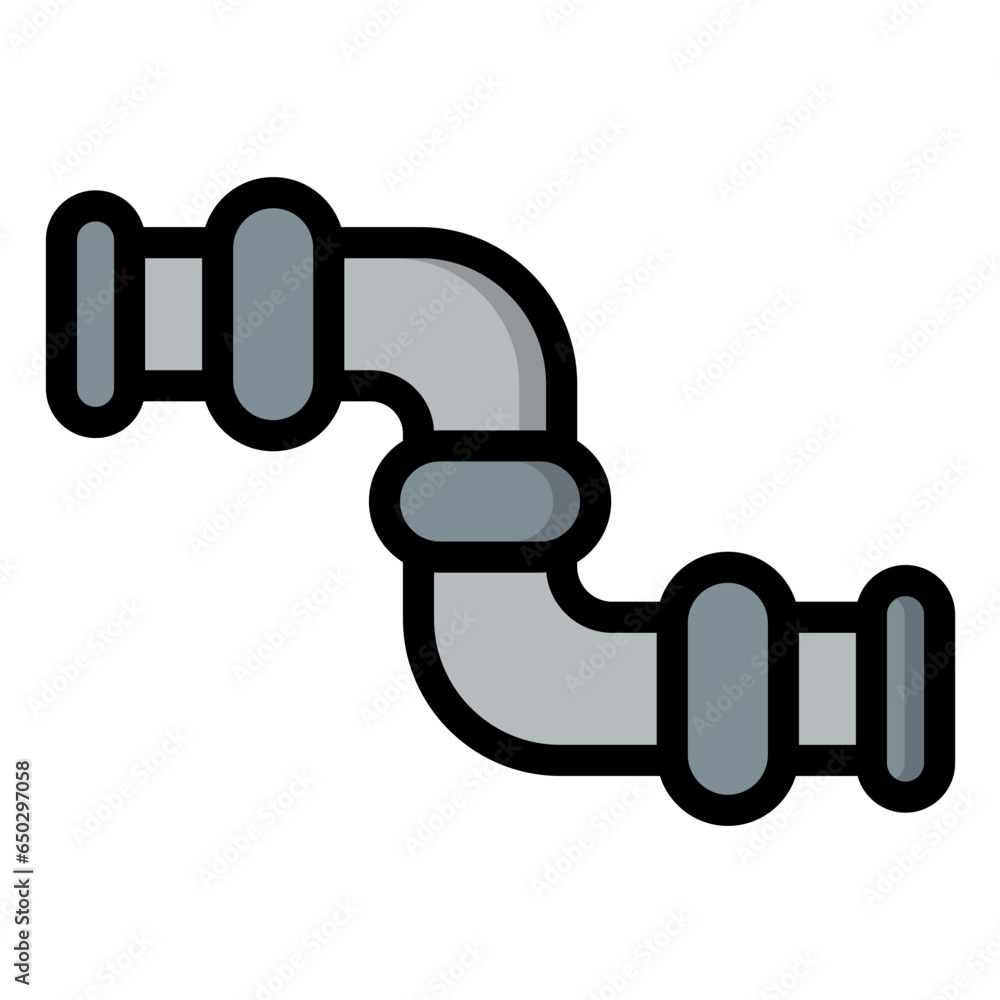 Pipe Variant Vector Icon Design Illustration Pipe Variant Vector Icon Design Illustration