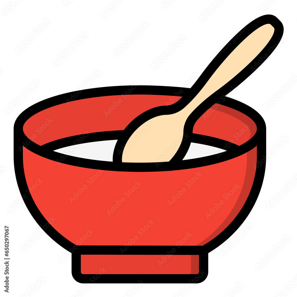 Soup Vector Icon Design Illustration Soup Vector Icon Design Illustration