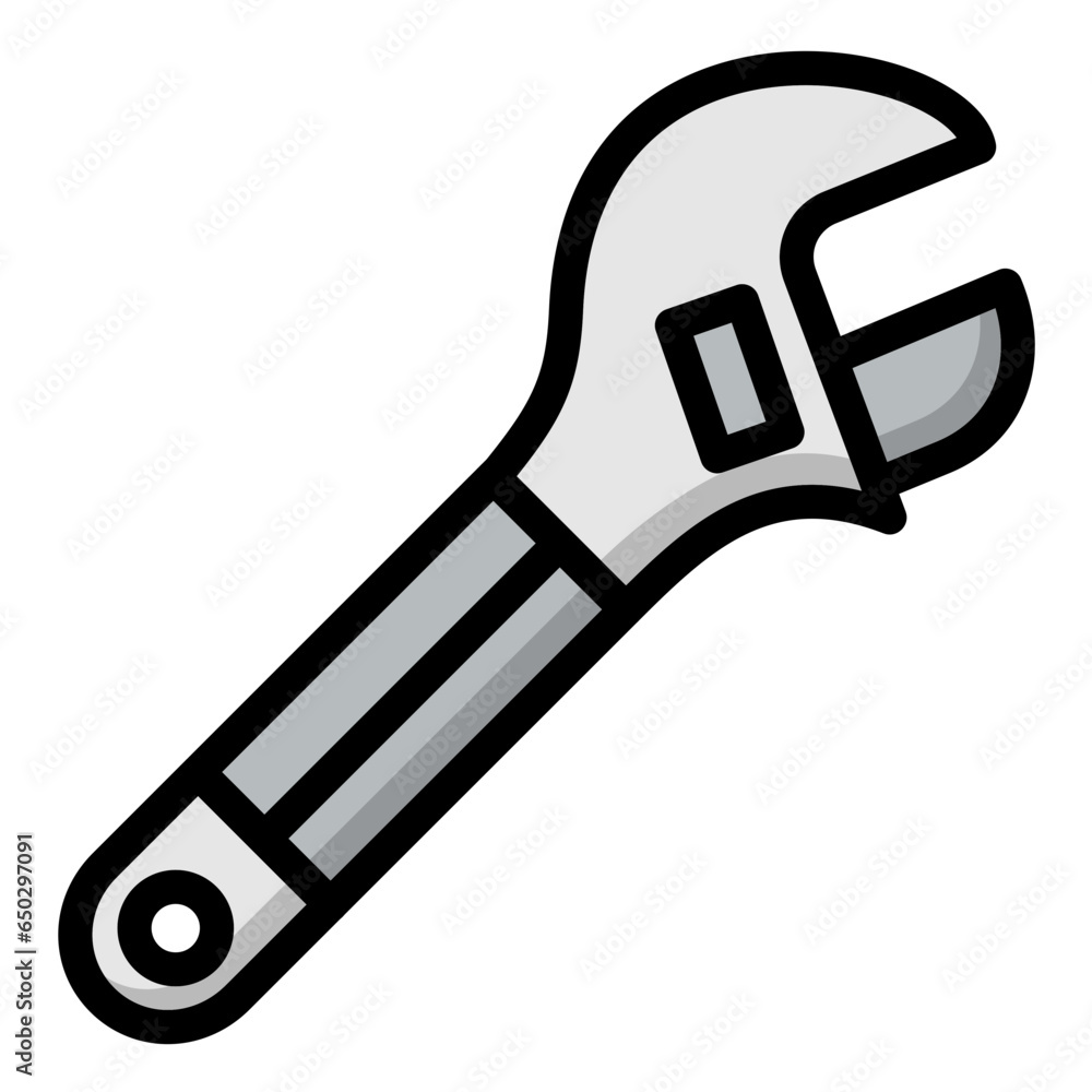 Wrench Vector Icon Design Illustration Wrench Vector Icon Design Illustration