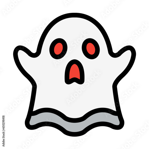 Ghost Vector Icon Design Illustration