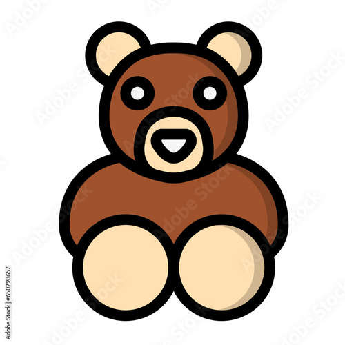 Bear Vector Icon Design Illustration