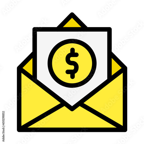 Dollar Vector Icon Design Illustration