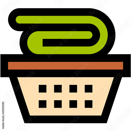 Washcloth Vector Icon Design Illustration