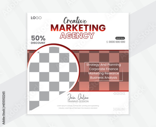 Business Social Media Post Design Template Vector Corporate Poster Banner Design, Real Estate Poster.